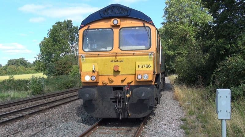 Cab Ride GBRF174: Southampton Western Docks to Ditton near Runcorn in 2023 Part 2 - Didcot to Bushbury Junction (Wolverhampton)